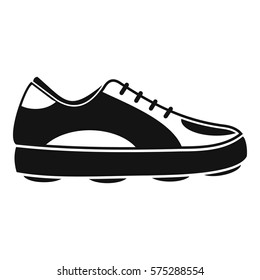 Golf shoe icon. Simple illustration of golf shoe vector icon for web