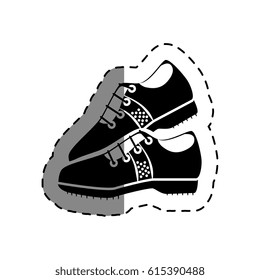 golf shoes isolated icon