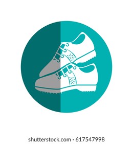 golf shoes isolated icon