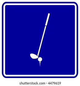 golf sign