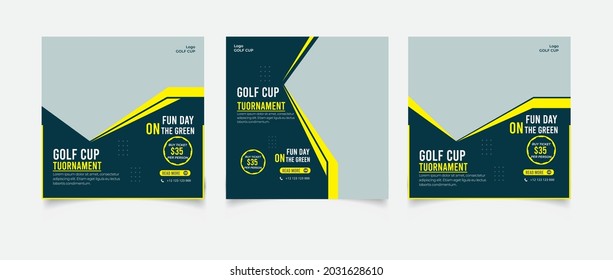 Golf for social media posts