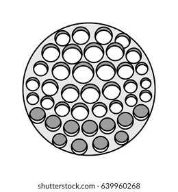 golf sport ball icon