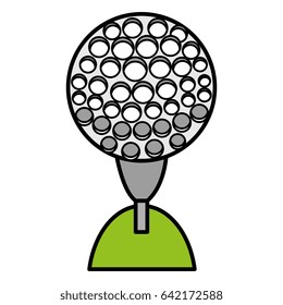 golf sport ball icon