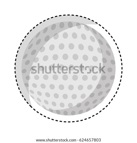 golf sport ball icon