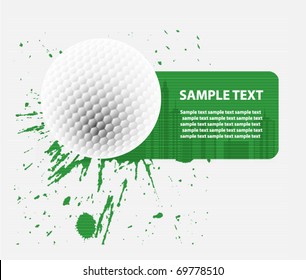 golf sport design Banner