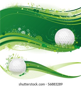 golf sport design element