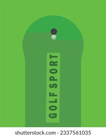 Golf sport design vector illustration. 