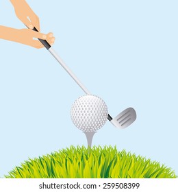 golf sport design, vector illustration eps10 graphic 