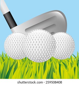 golf sport design, vector illustration eps10 graphic 