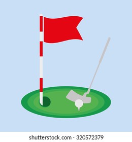 Golf sport design, vector ilustration eps 10.