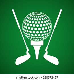 Golf sport design, vector ilustration eps 10.