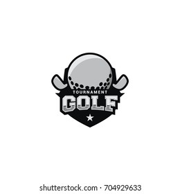 Golf sport emblem & logo vector