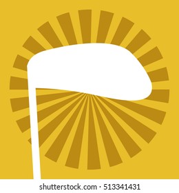 Golf sport game icon vector illustration graphic design