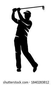 Golf sport graphic in vector quality.