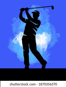 Golf Sport graphic in vector quality.