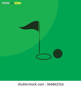 Golf sport icon
