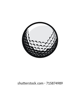 Golf sport icon logo and mascot vector