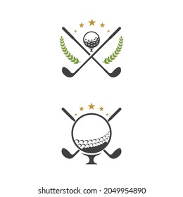 Golf Sport icon Template vector illustration icon design