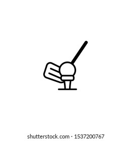 golf  sport icon vector illustration