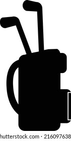 golf sport icon with white background