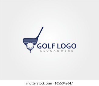 Golf Sport Logo Design Template, vector Illustration