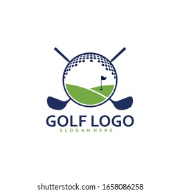 Golf Sport Logo Design Template, vector Illustration