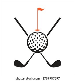 Golf Sport Logo Design Template, vector Illustration
