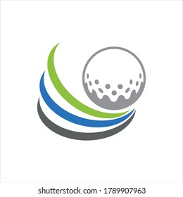 Golf Sport Logo Design Template, vector Illustration