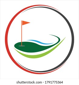 Golf Sport Logo Design Template, vector Illustration
