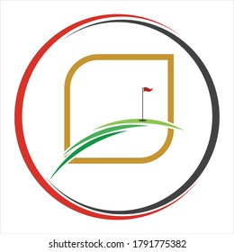 Golf Sport Logo Design Template, vector Illustration