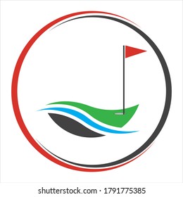 Golf Sport Logo Design Template, vector Illustration