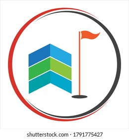 Golf Sport Logo Design Template, vector Illustration
