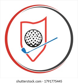 Golf Sport Logo Design Template, vector Illustration