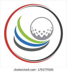 Golf Sport Logo Design Template, vector Illustration