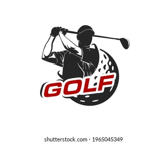 Golf Sport Logo Design Template