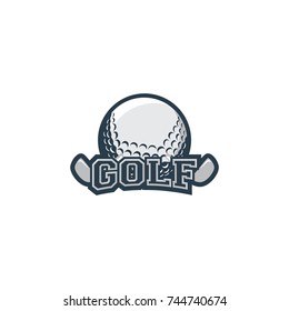 Golf sport logo emblem vector