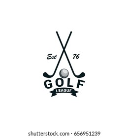 Golf sport logo vector