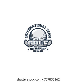 Golf sport logo vector