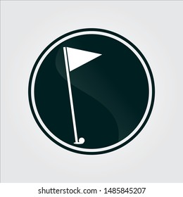 Golf sport logo vector template icons