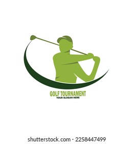 golf sport tournament logo design