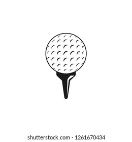 Golf Sport Vector Graphic Design Template Illustration