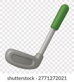 Golf Sport Vector Icon Set | 3D icon set | single golf club 