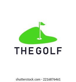 GOLF SPORTS LOGO DESIGN VECTOR
