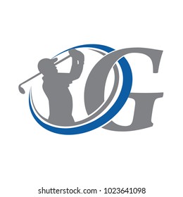 Golf Sports Logo Vector
