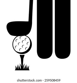 golf spot design, vector illustration eps10 graphic 