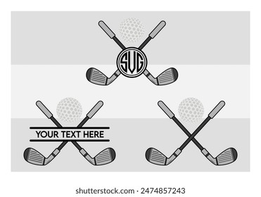 Palo de golf, Vector Clipart de palo de golf, Vector de palo de golf, deportes, juego,