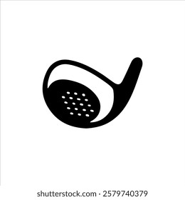 Golf stick head icon silhouette vector illustration design on white background.