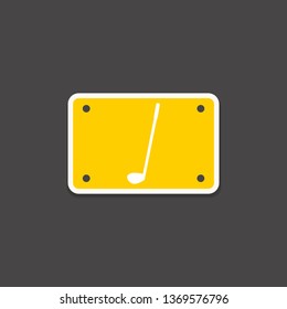 golf stick icon