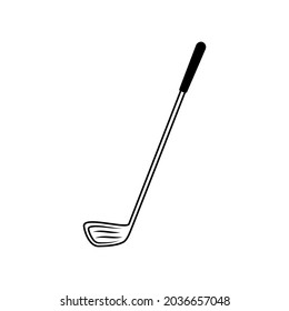Golf stick icon design template illustration isolated