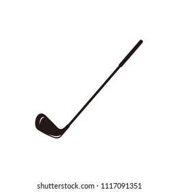 Golf stick icon isolated on white background